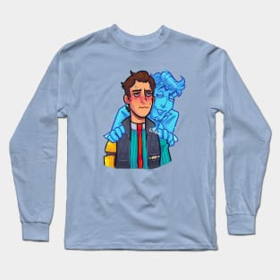 Rhys and Handsome Jack Rhack Tales From The Borderlands Inspired Design Long Sleeve T-Shirt